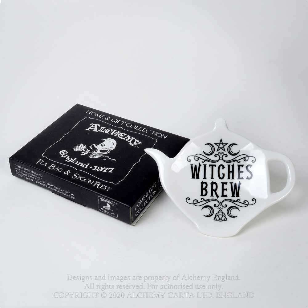 Alchemy - Witches Brew Teebeutelablage - Weiß/Schwarz